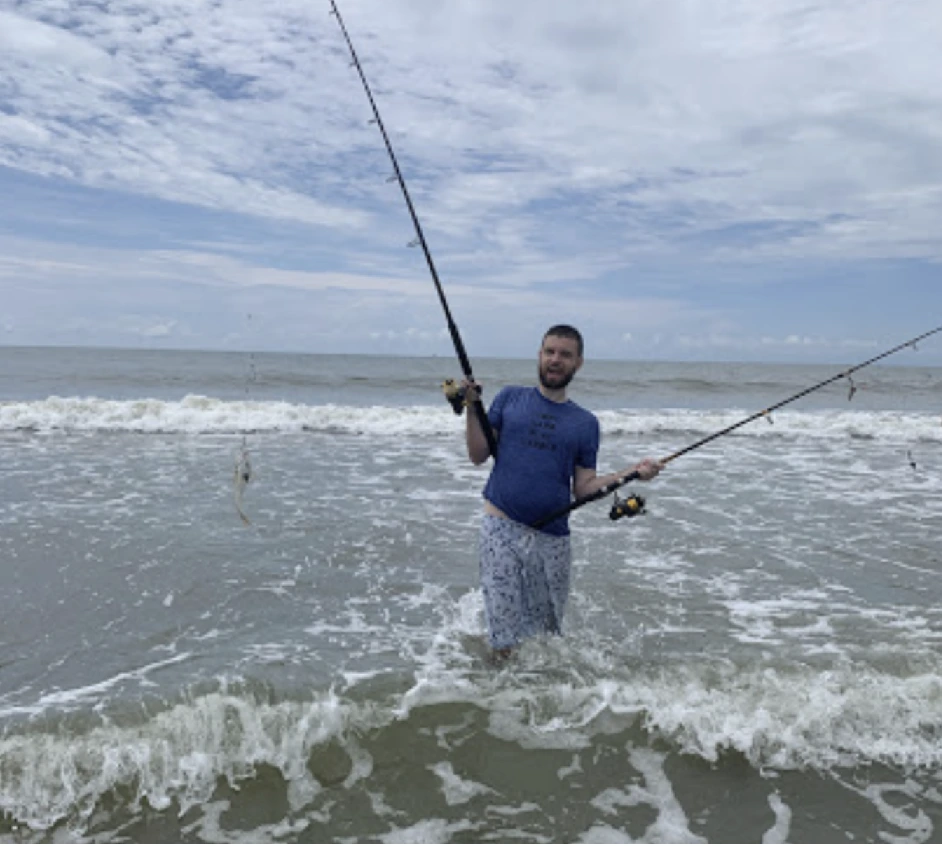 Рыбалка на пляже Isle of Palms Beach