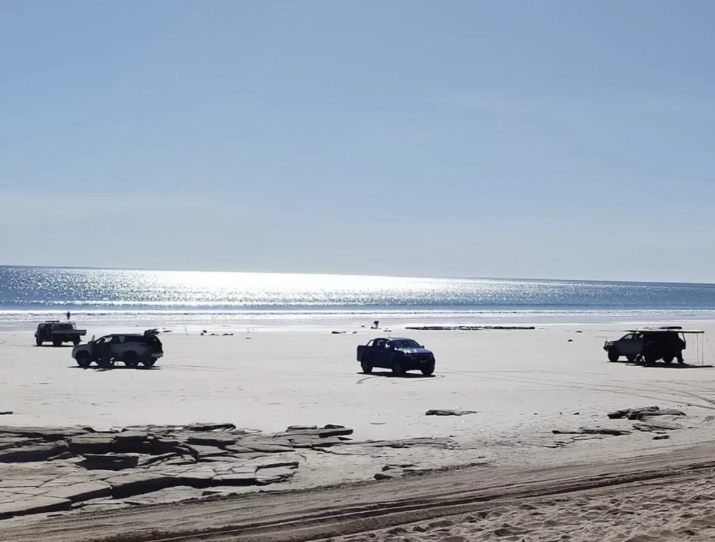 parking at Cable beach