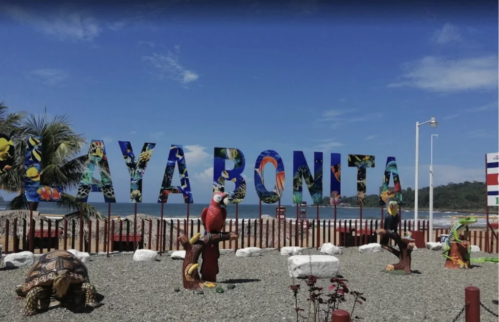Fotopunkt an der Playa Bonita