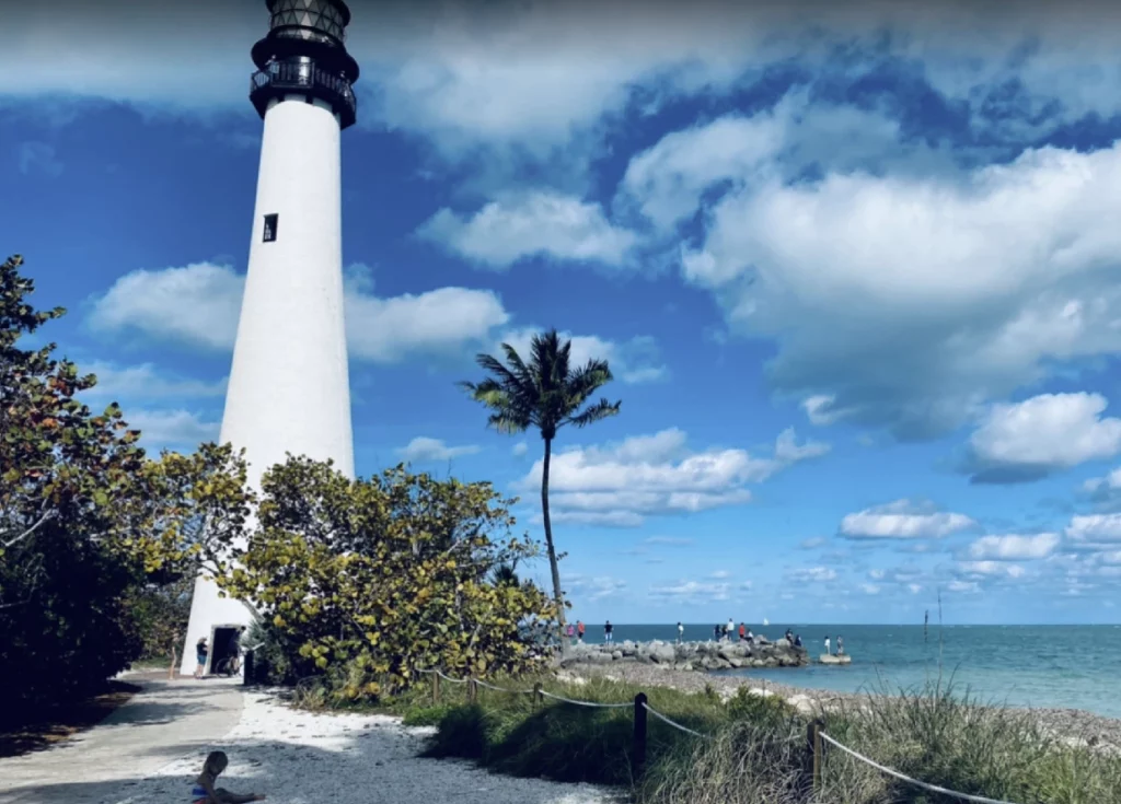 Lighthouse at Key Biscayne Beach