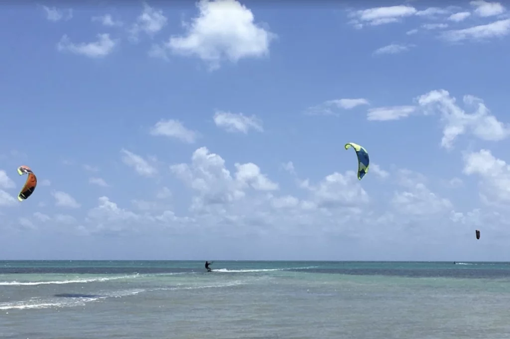 kite surf à la plage d'Annes