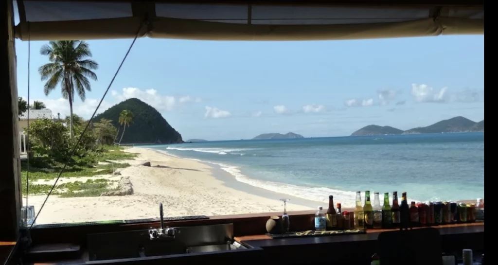 Restaurant view on Smugglers Cove