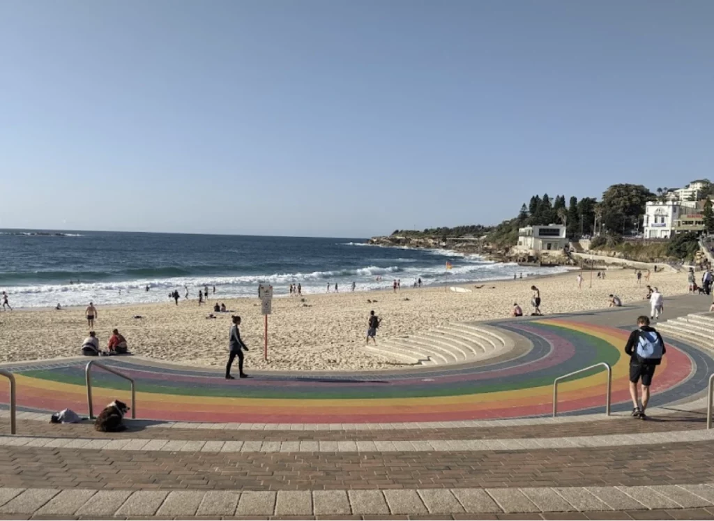 entrance to Coogee beach